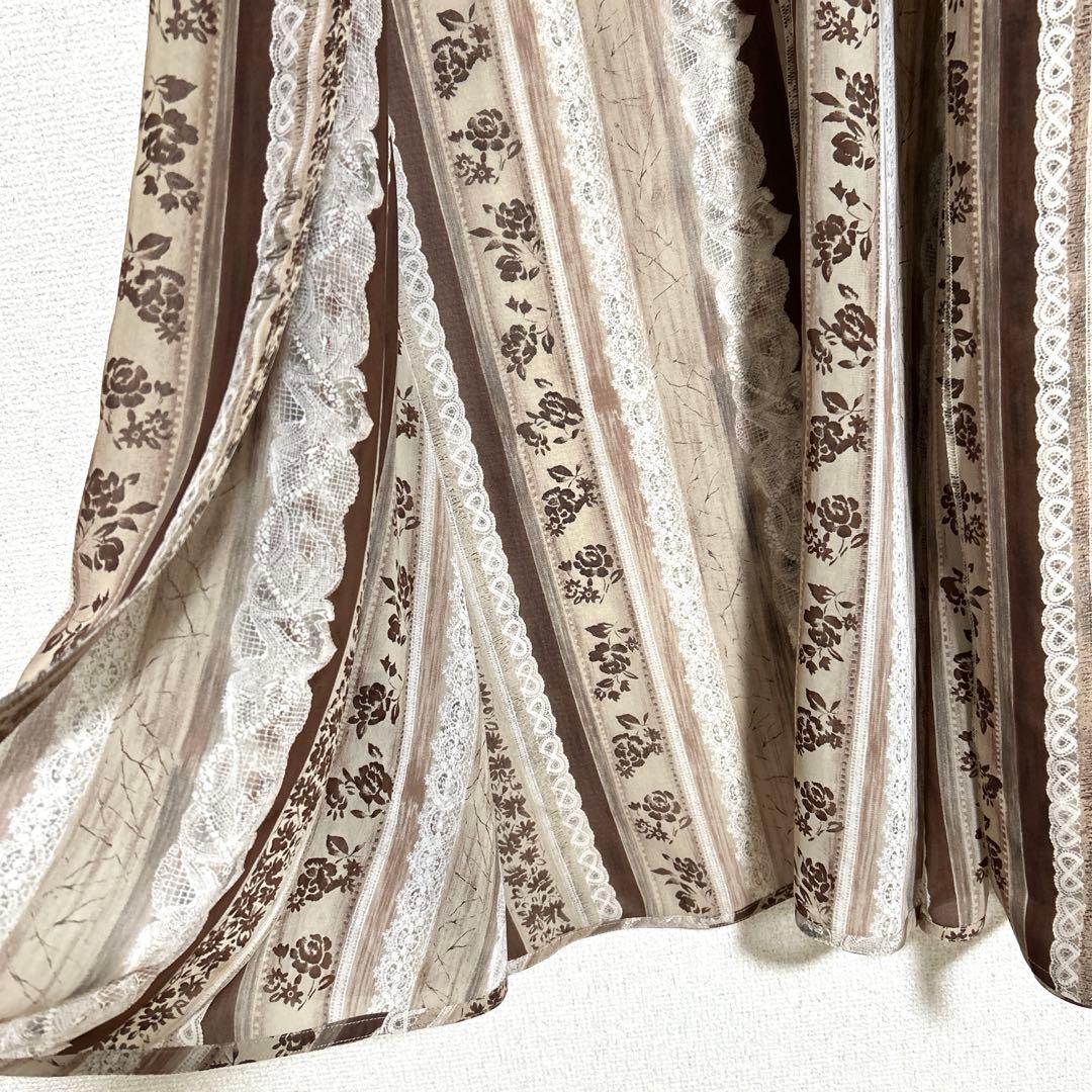 イークラット エイココンドウ 変形 パッチワーク調 シアー ロング