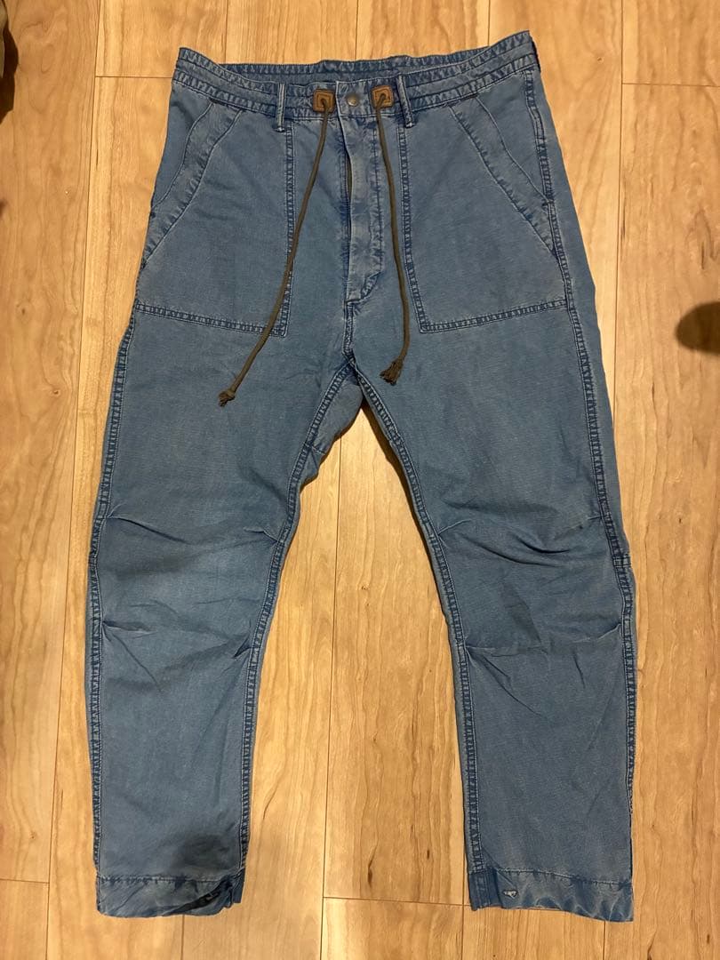 美品】RRL INDIGO COTTON FLIGHT PANTS - メルカリ