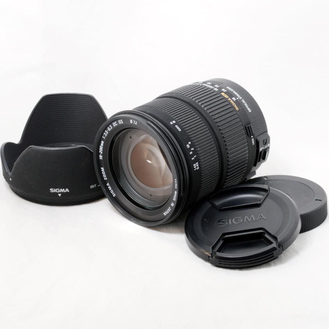 ⭐️良品⭐️SIGMA 18-200mm F3.5-6.3 DC OS キャノン