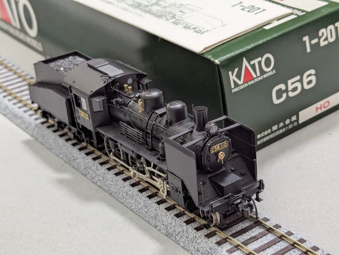 KATO C56 蒸気機関車 【1-201】 HOゲージ パーツ取付済み ② - メルカリ