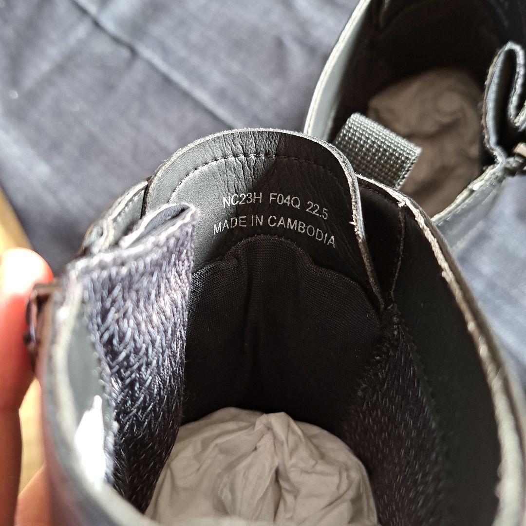 REGAL ブラック ブローグブーツ 22.5cm