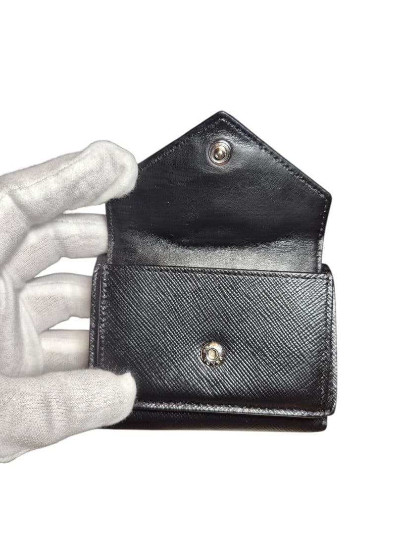 PRADA プラダ サフィアーノ 三つ折り財布 ミニレターリボン