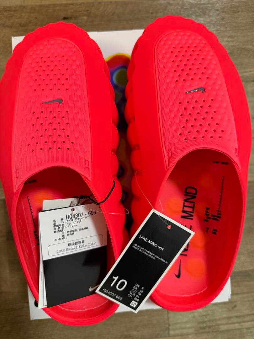NIKE MIND 001 サンダル レッド 28cm