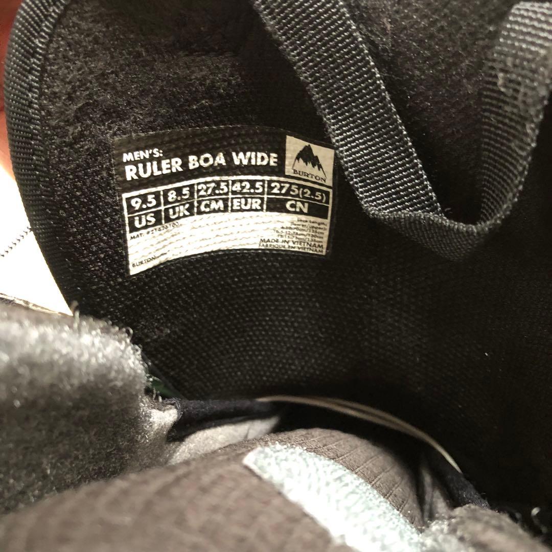 スノーボード Burton ruler boa wide 27.5cm