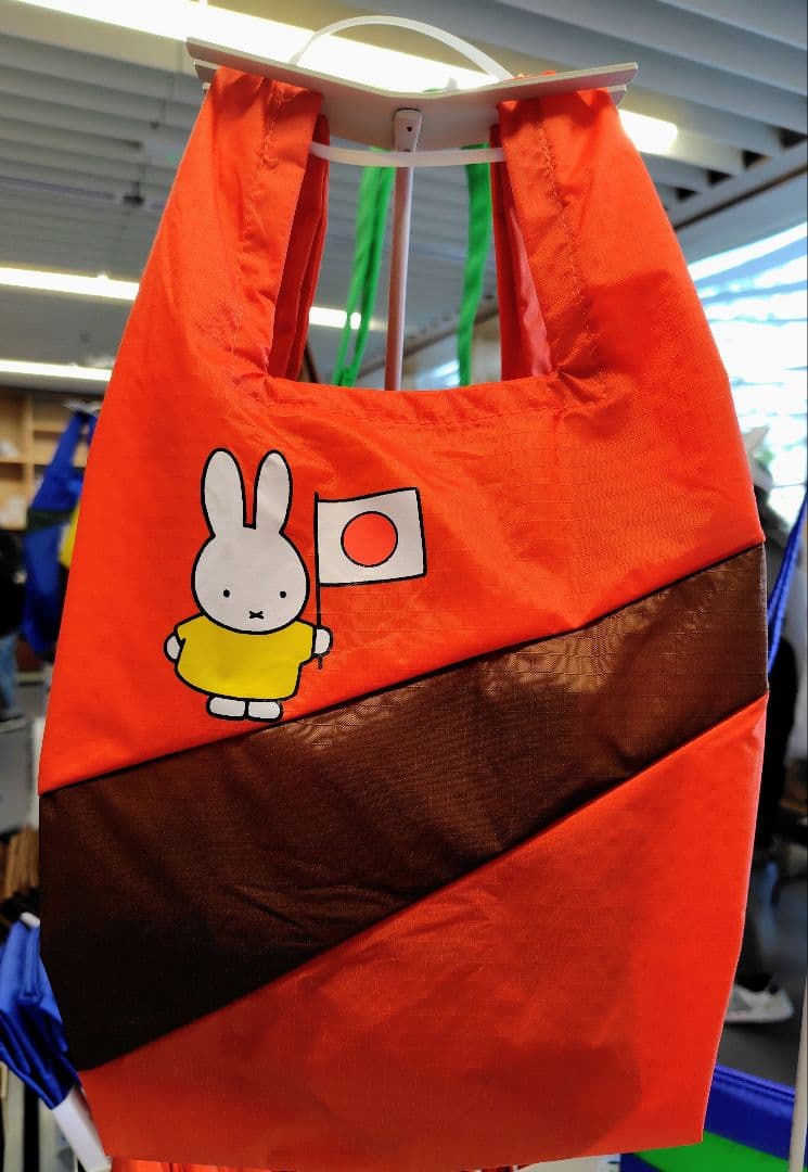 スーザンベル　ミッフィー ナインチェ柄　万博限定　エコバッグ　オランダ　Sサイズ スーザンベル ミッフィー ナインチェ柄 万博限定 エコバッグ オランダ