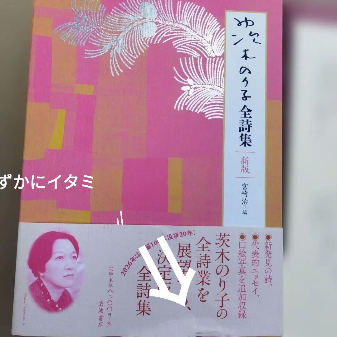 茨木のり子全詩集 新版　2025年初版 529P 帯わずかにイタミ　付録付き 茨木のり子全詩集 新版 | 宮崎 治 |本 | 通販 | Amazon