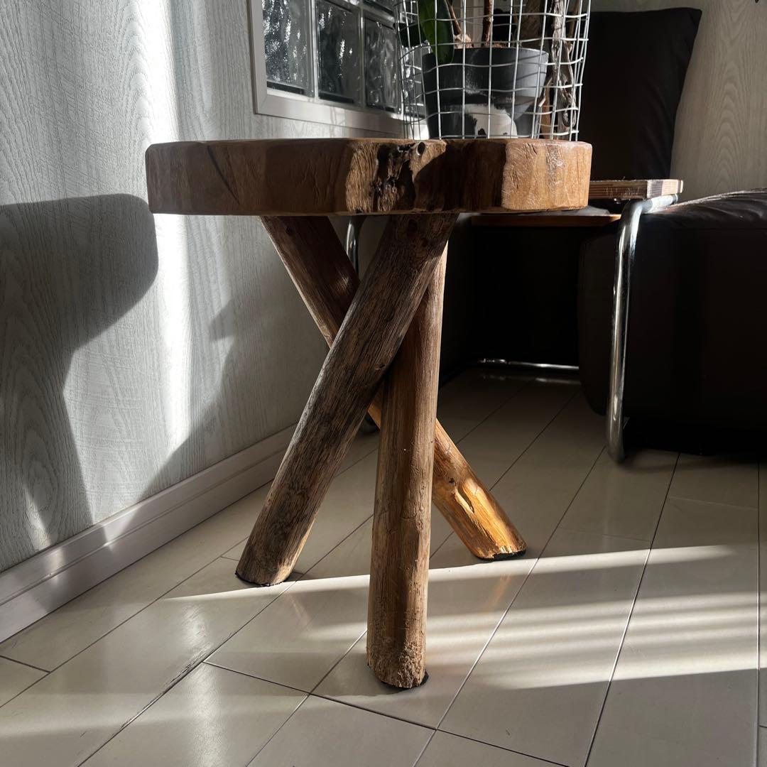 Garage Shibuya スツール　木製 一点もの Garage Shibuya スツール 木製 一点もの Garage Shibuya スツール 木製