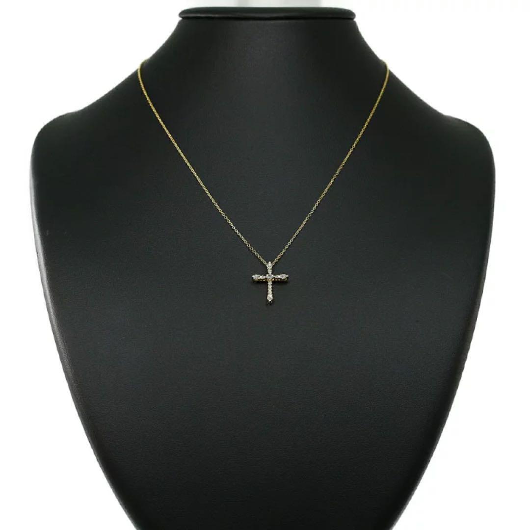 AHKAH アーカー K18YG ダイヤモンド クロス ネックレス - メルカリ