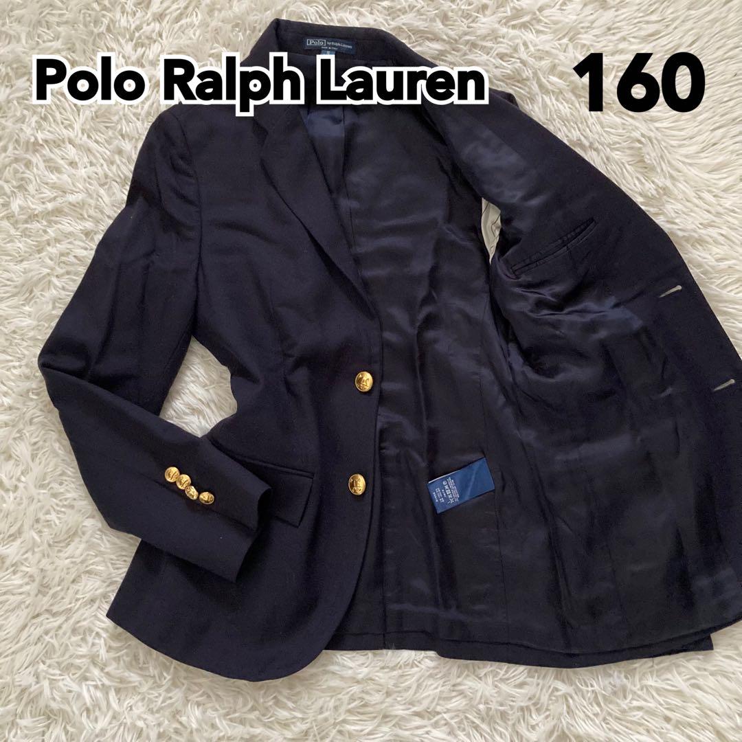 Polo Ralph Lauren 紺ブレ160 ネイビー金ボタン 卒業式 卒服 - メルカリ