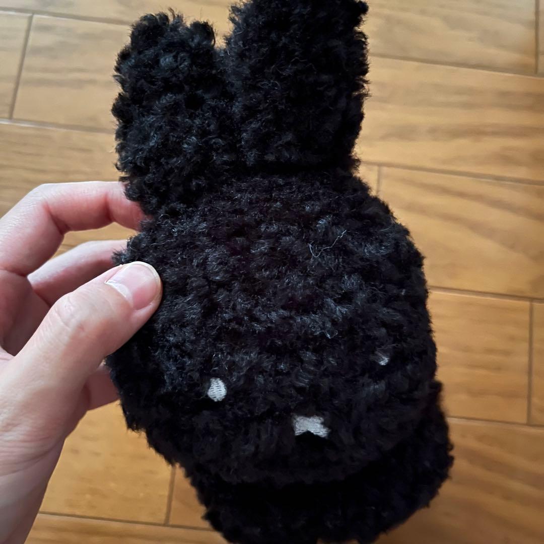 新品 ミッフィー イヤーマフラー 耳当て ブラック - メルカリ