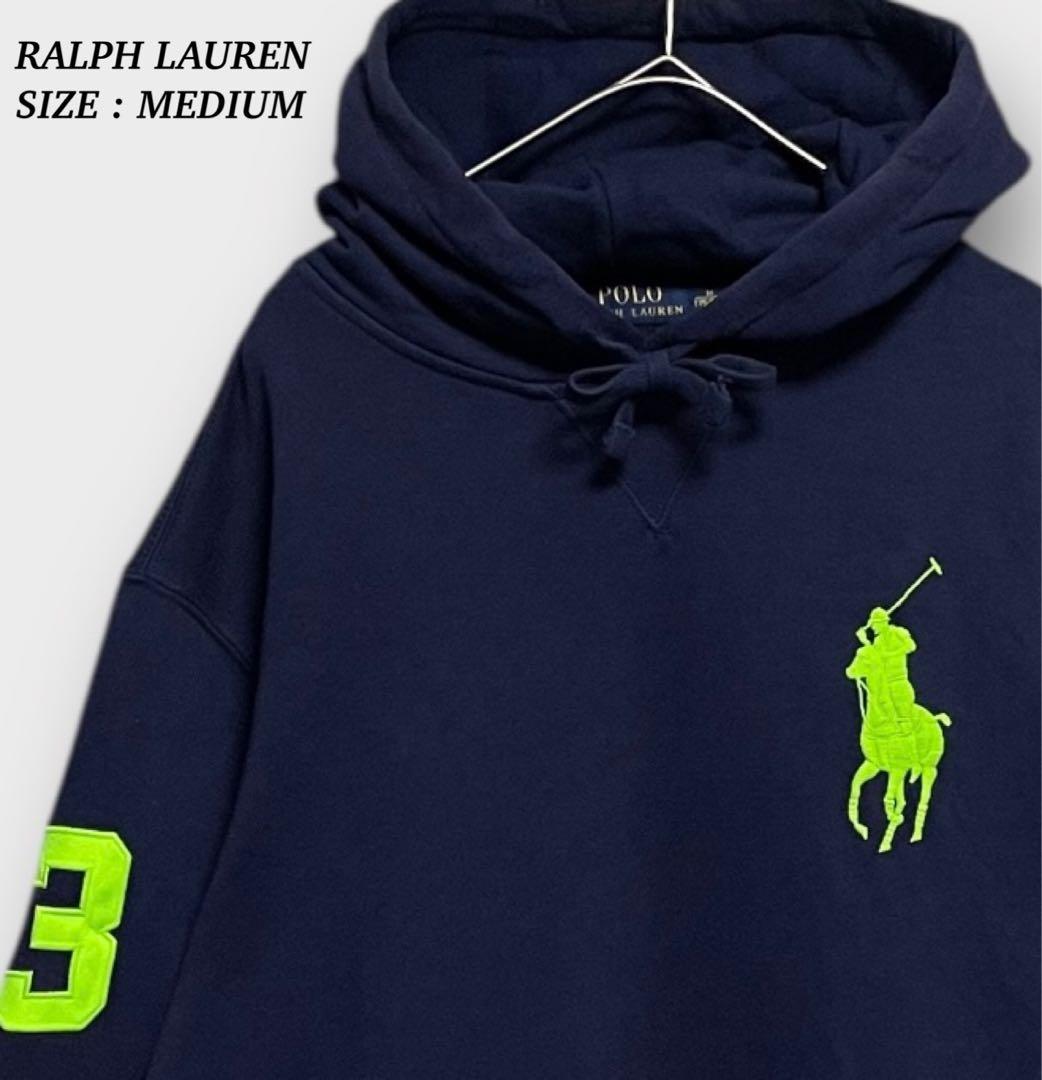 ポロ ラルフローレン ビッグポニー 刺繍 プルオーバー パーカー