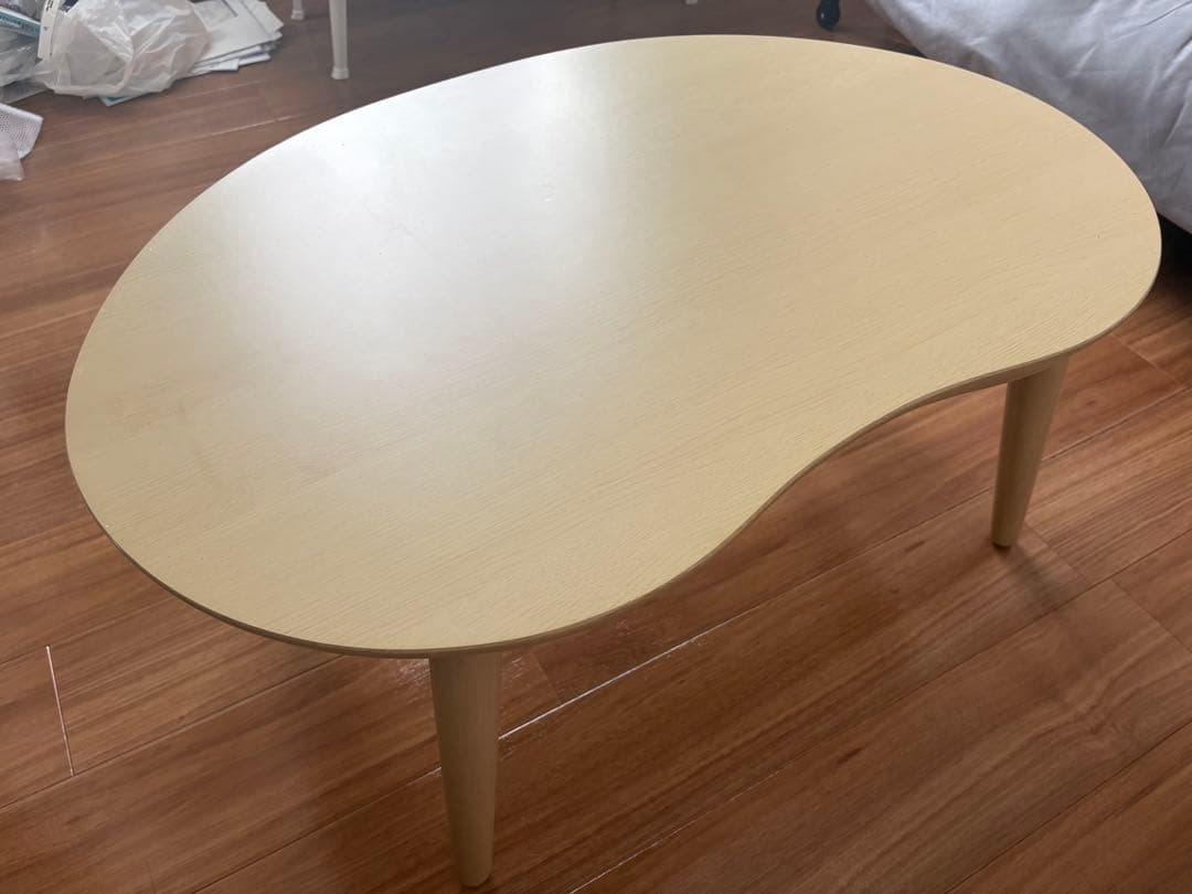 豆型リビングこたつ（ニトリ） 豆型リビングこたつ + 掛布団セット (GC03R 9060 WW/RB2510 正方形 MO