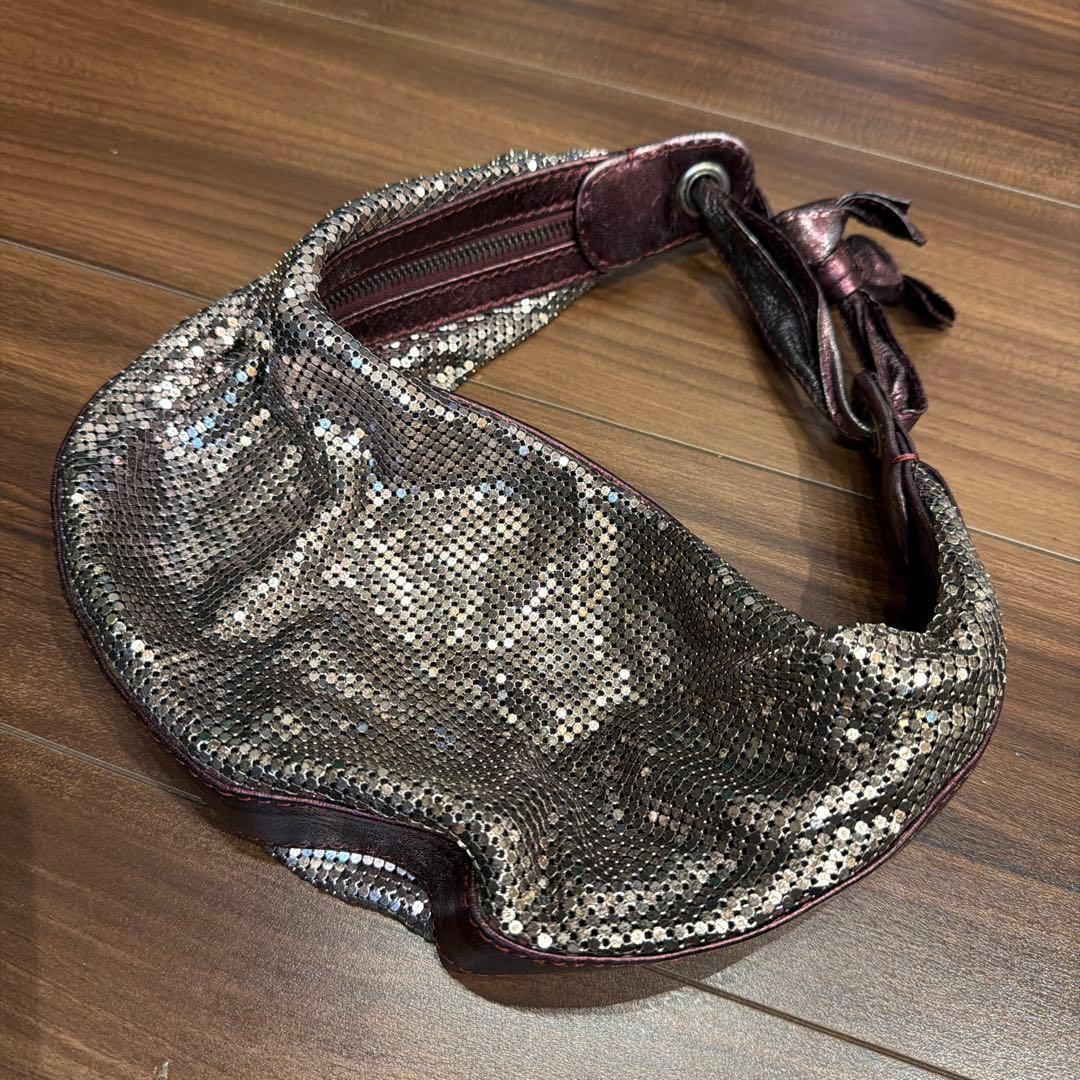 クロエ　Chloe メタリック　パーティバッグ Chloe クロエ 3S1038 H8L BJY MINI SACS BAG バッグ ミニ ショルダー