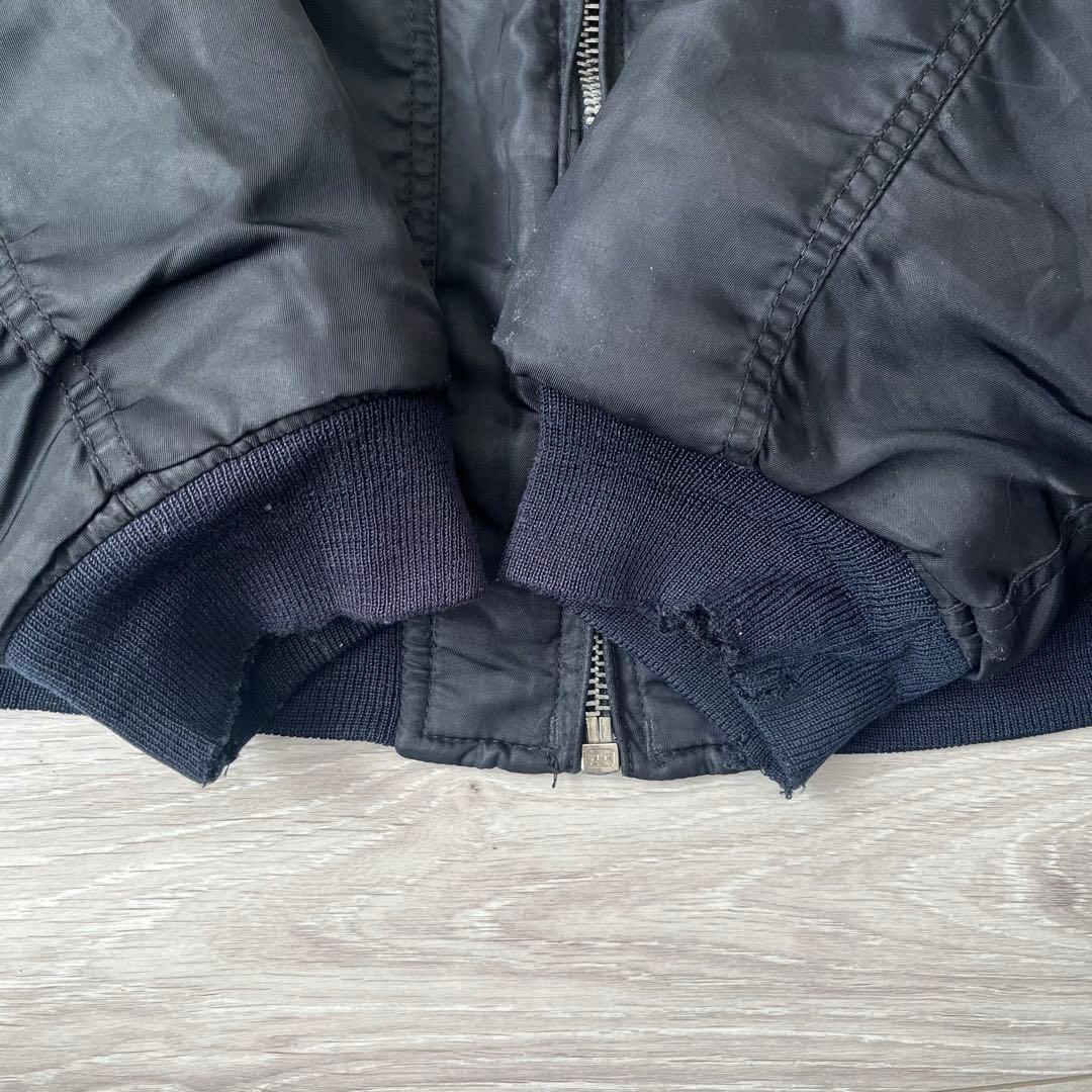 田中シェン着用 scott CWU-RジャケットMA-1フライトジャケット 黒