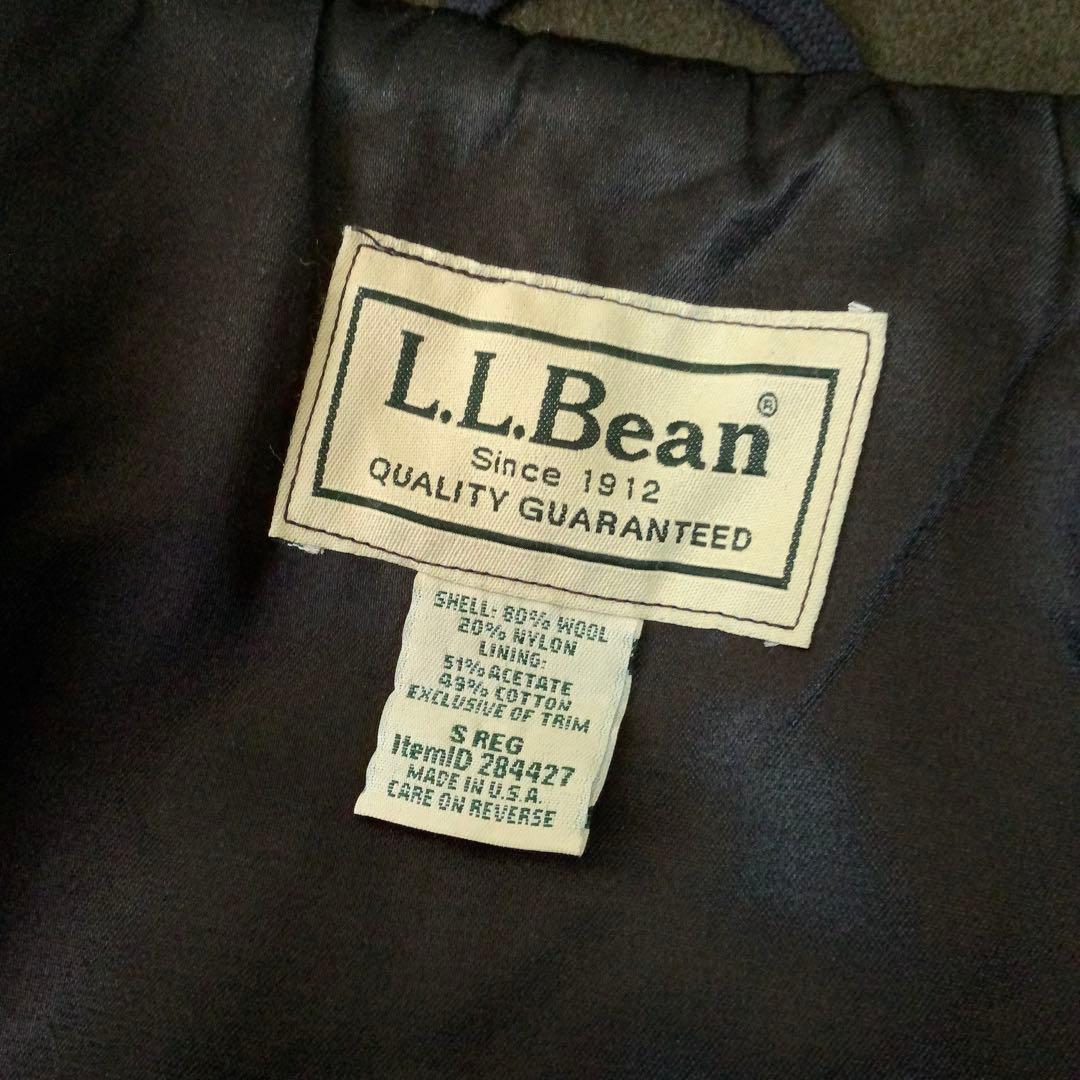 極美品 L.L.Bean 米国製 オーセンティックウールジャケット S