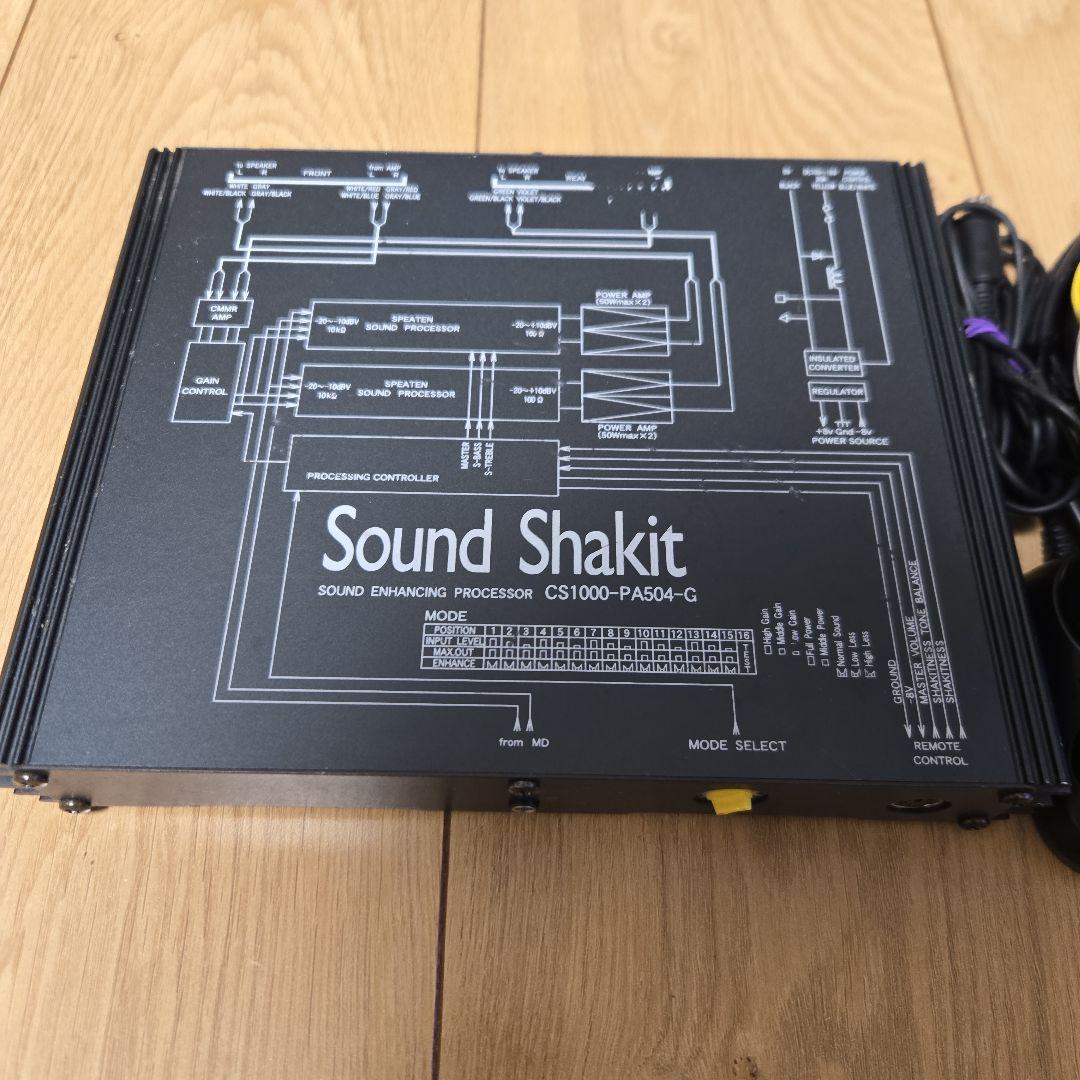 美品】サウンドシャキット PA504-G コントローラ 日産コネクタ配線付属