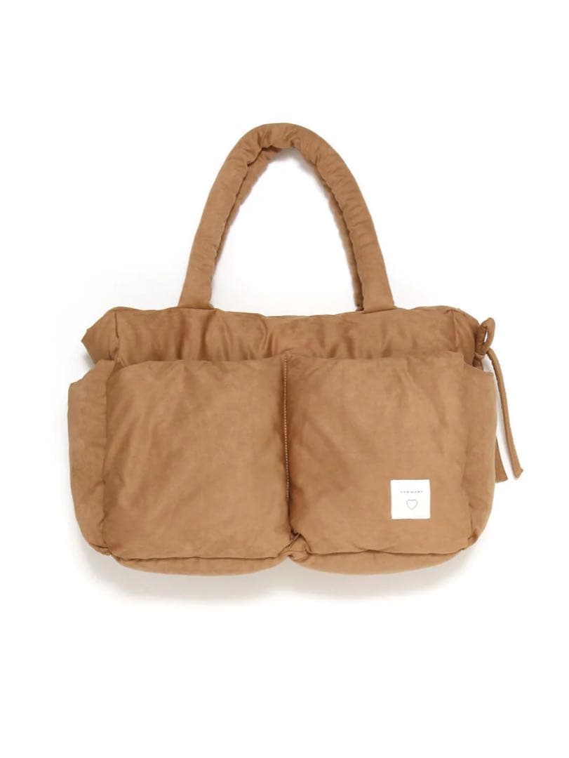 andmary Mary quilting suede bag camel