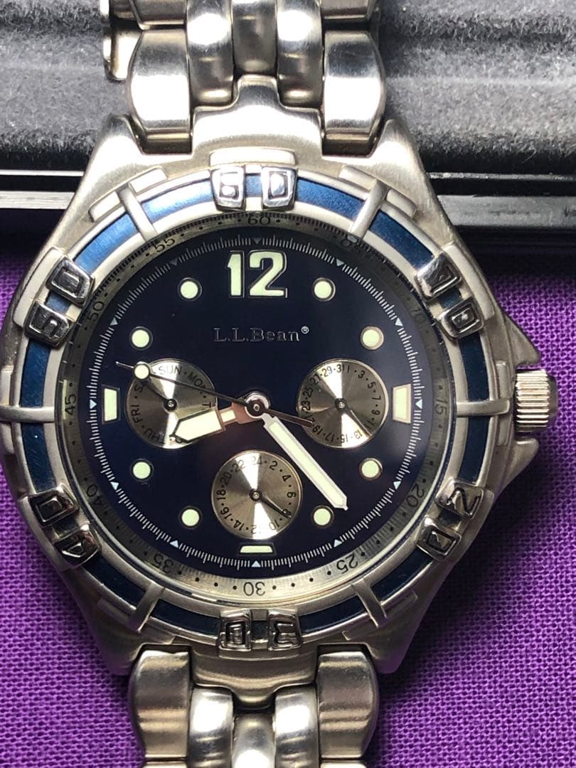 L.L.Bean メンズ クロノグラフ 時計
