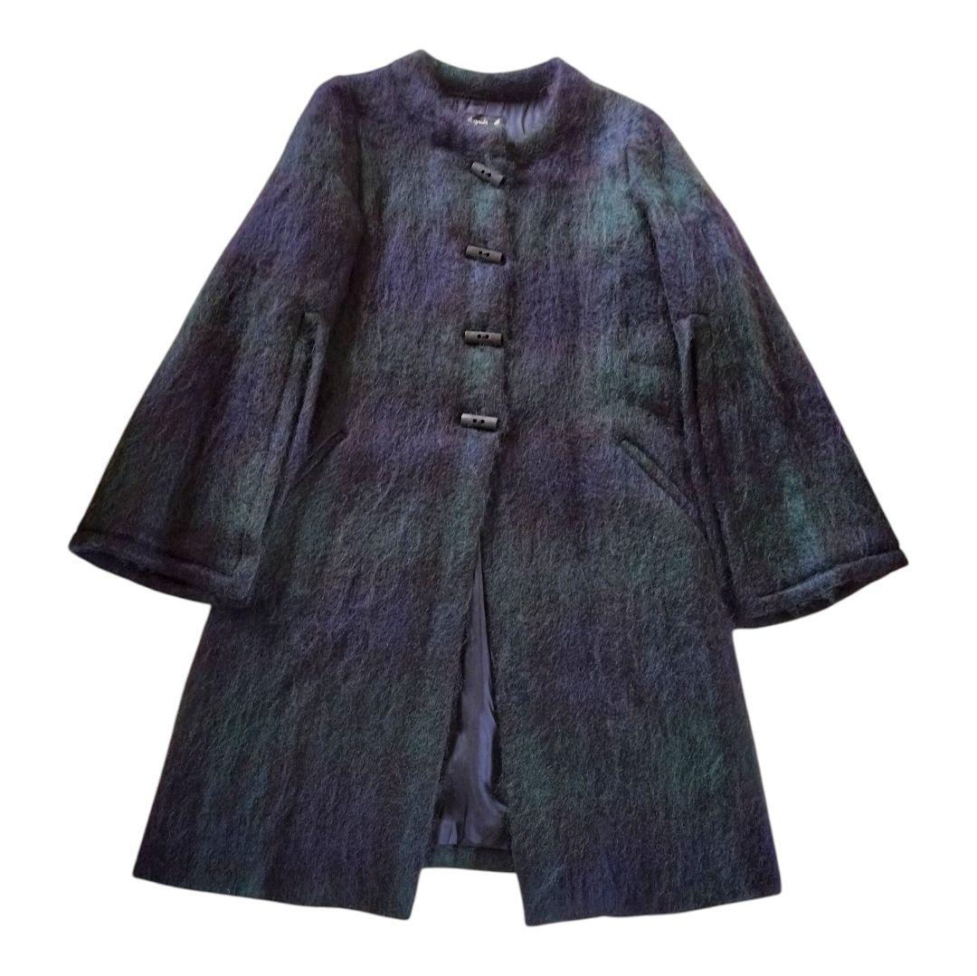 新品タグ付き】agnes b アニエスベー ケープ コート モヘア フランス製