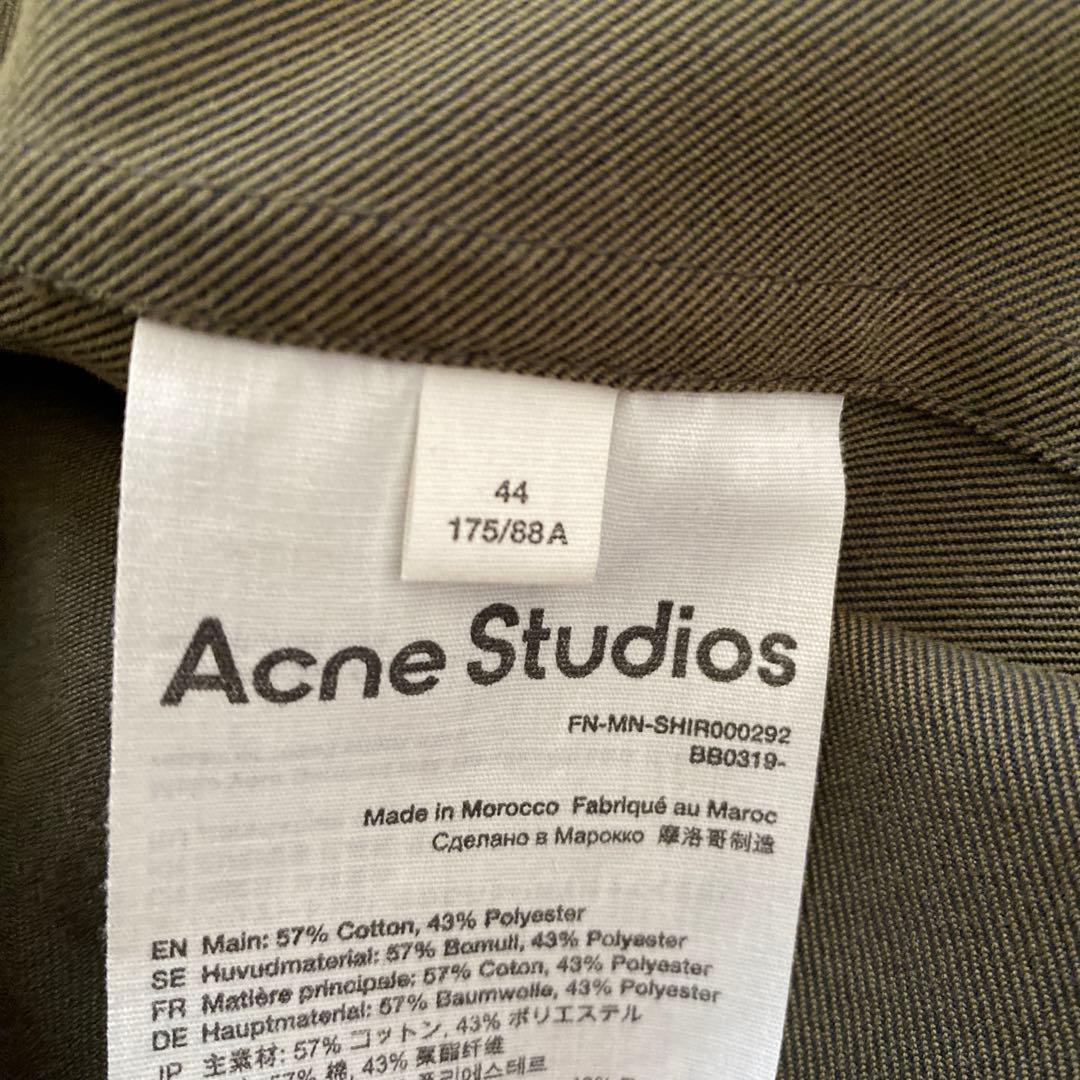 Acne Studios 長袖シャツ 44 オリーブグリーン