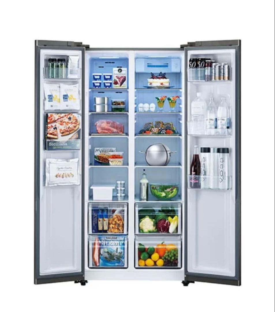 AQUA ノンフロン冷凍冷蔵庫AQR-SBS45H (S) 2019 年最終価格 - メルカリ