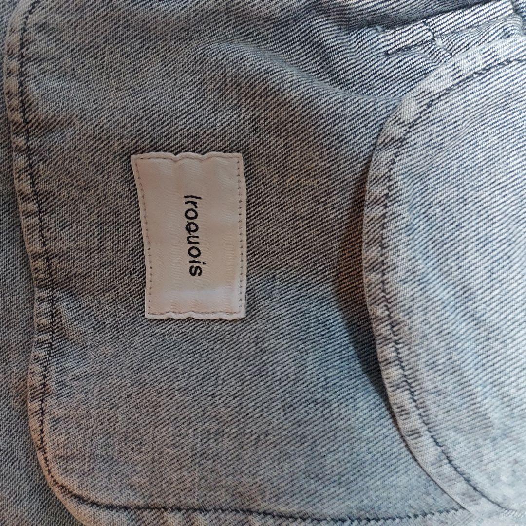 lroquois デニムジャケット オーバーサイズ デニムブルーのオーバー