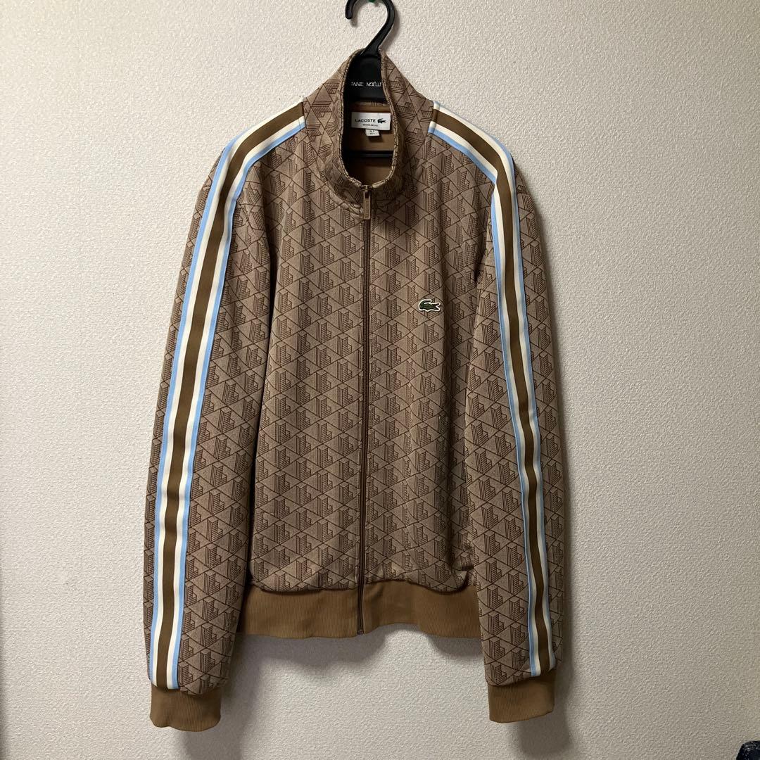 LACOSTE（ラコステ）モノグラムジャカードトラックジャケット ラコステ LACOSTE モノグラムジャカードトラックジャケット （ネイビー