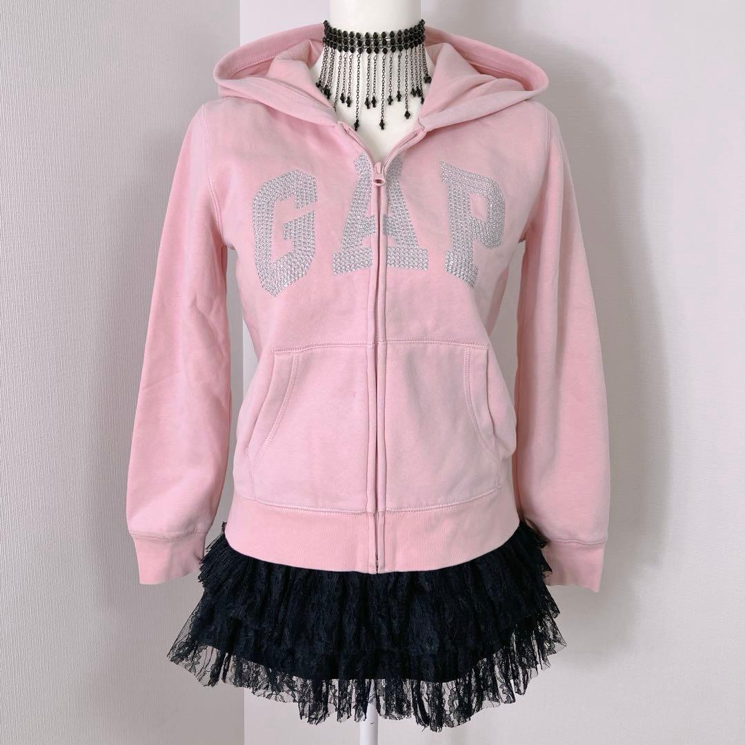 y2k 00s】gapギャップ 平成ギャル ジップアップパーカー マクブリング