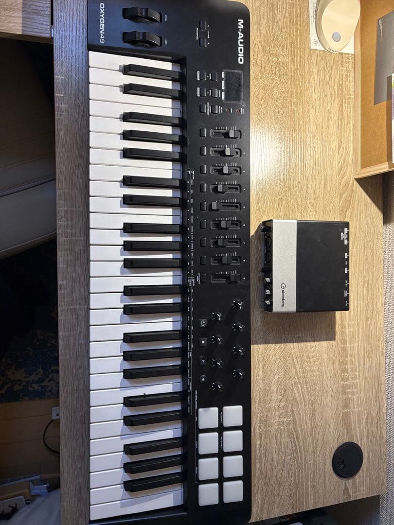 【横浜手渡可】DTMセット　インターフェイス & midiキーボード 49鍵 Native Instruments (NI) KOMPLETE KONTROL A49 MIDIキーボード 49鍵盤