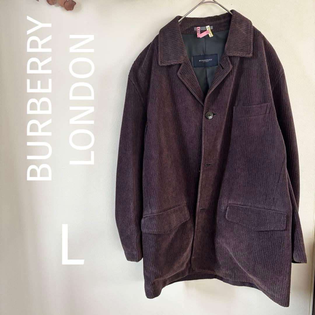 BURBERRY LONDON コーデュロイジャケット L ブラウン 高級感✨