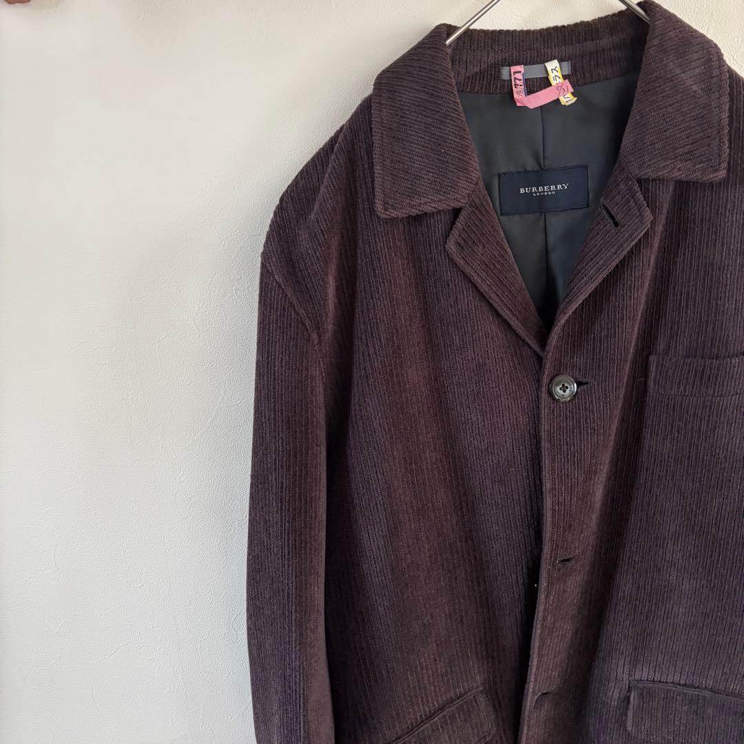 BURBERRY LONDON コーデュロイジャケット L ブラウン 高級感✨