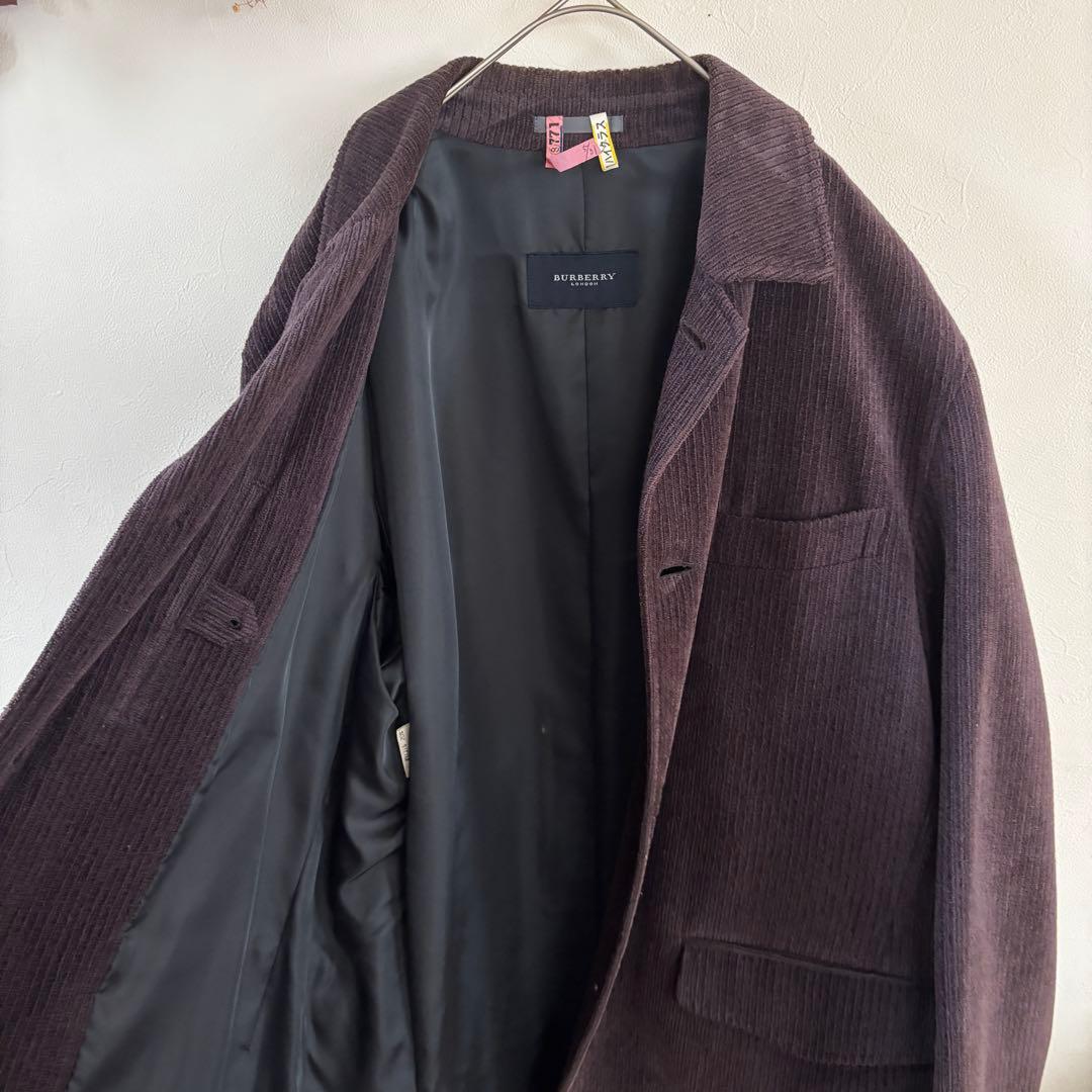 BURBERRY LONDON コーデュロイジャケット L ブラウン 高級感✨