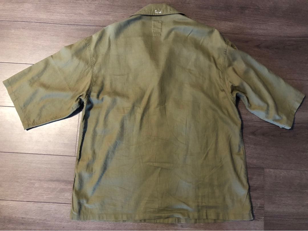 24ss VISVIM CORNET DOWN SHIRT S/S ブラック