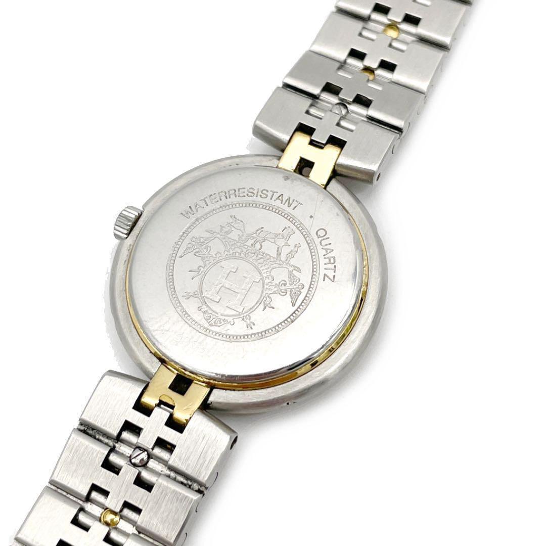 電池交換済】エルメス プロフィール レディース腕時計 コンビ 29M34