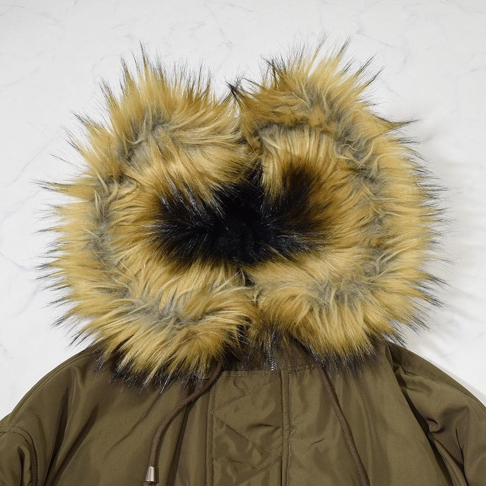 ギャル EVRIS シャーリングスリーブ N-2B 短丈 フライトジャケット