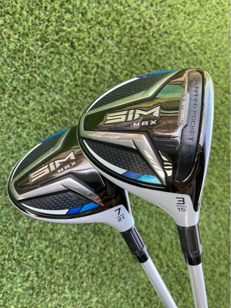 レディースTaylorMade SIM MAX 3W 7W 2本セット - メルカリ