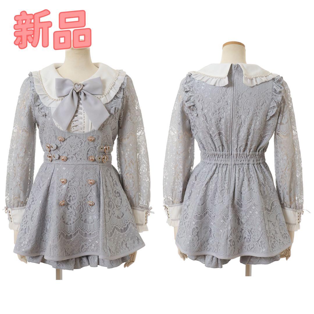 【新品 】リズリサ　サイドハートバックルレースセットアップ サイドハートバックルレースセットアップ ｜ LIZ LISA（リズリサ）公式