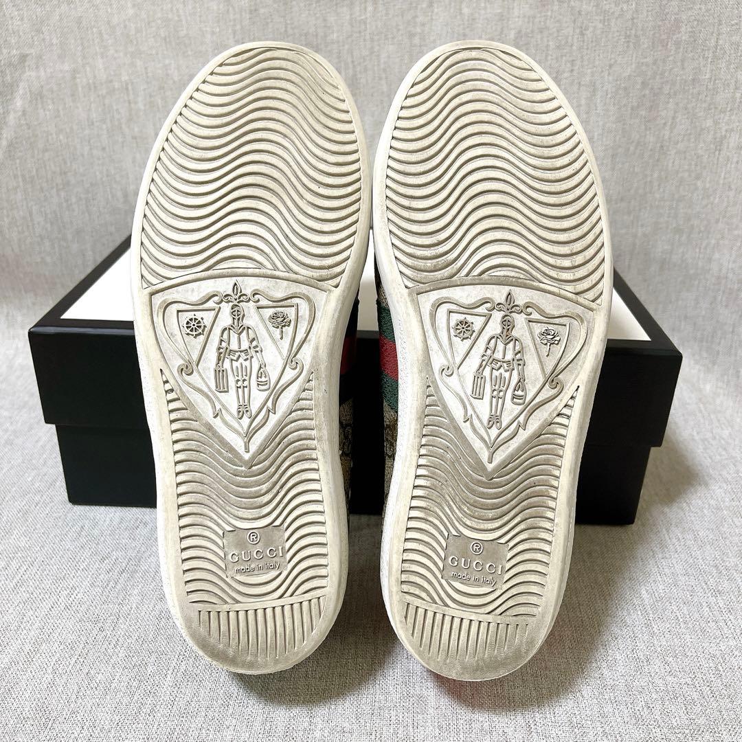 美品】グッチ スニーカー シェリーライン ビー 蜂 GGスプリーム 23.5