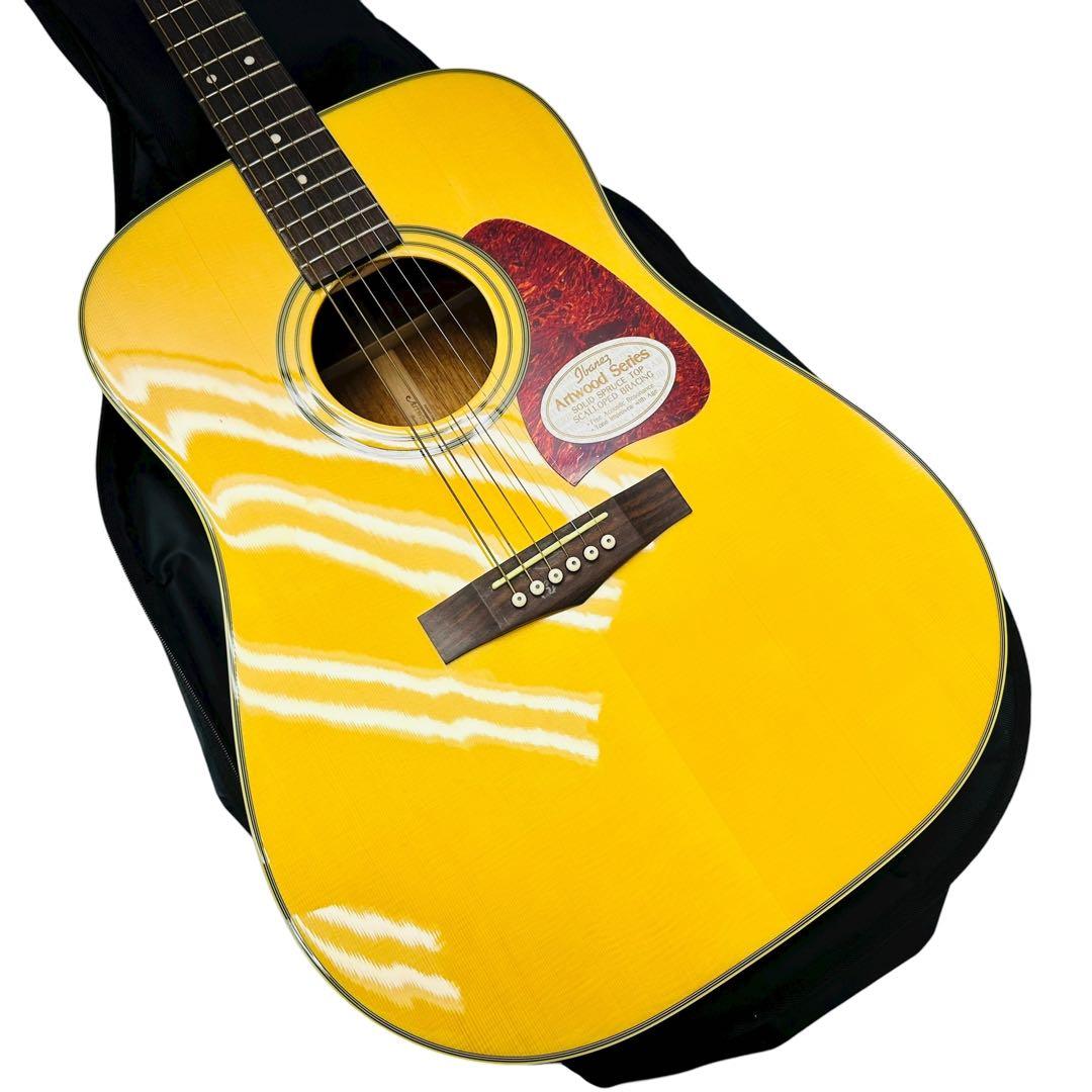 ibanez アコースティックギター artwood AW-10 - メルカリ