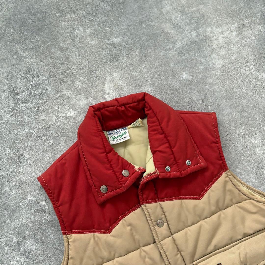 Wrangler】 70s ラングラー 中綿ベスト USA製 ヴィンテージ