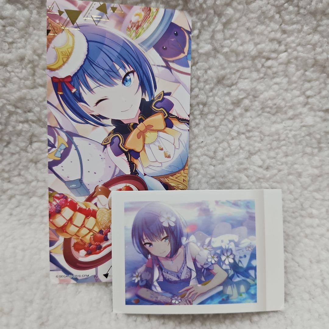 桐谷遥 ぱしゃこれ アニメイト特典箔押しイラストカード プロセカ 2枚
