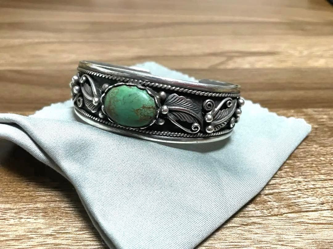 SAAD ターコイズ バングル インディアンジュエリー SAADシルバー925 ターコイズ バングル インディアンジュエリー - メルカリ