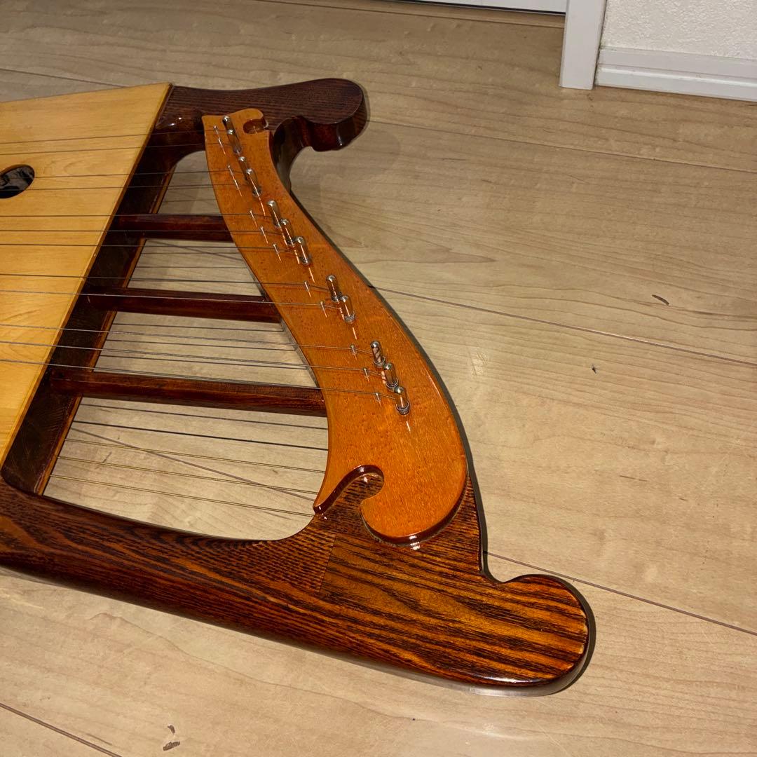 美品 木製ハープ エンジェルスハープ ミニハープ ライアーハープ