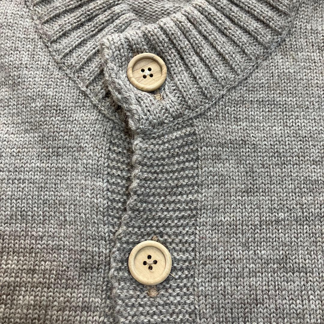 英国製 Le Tricoteur ル トリコチュール ガンジーニットカーディガン