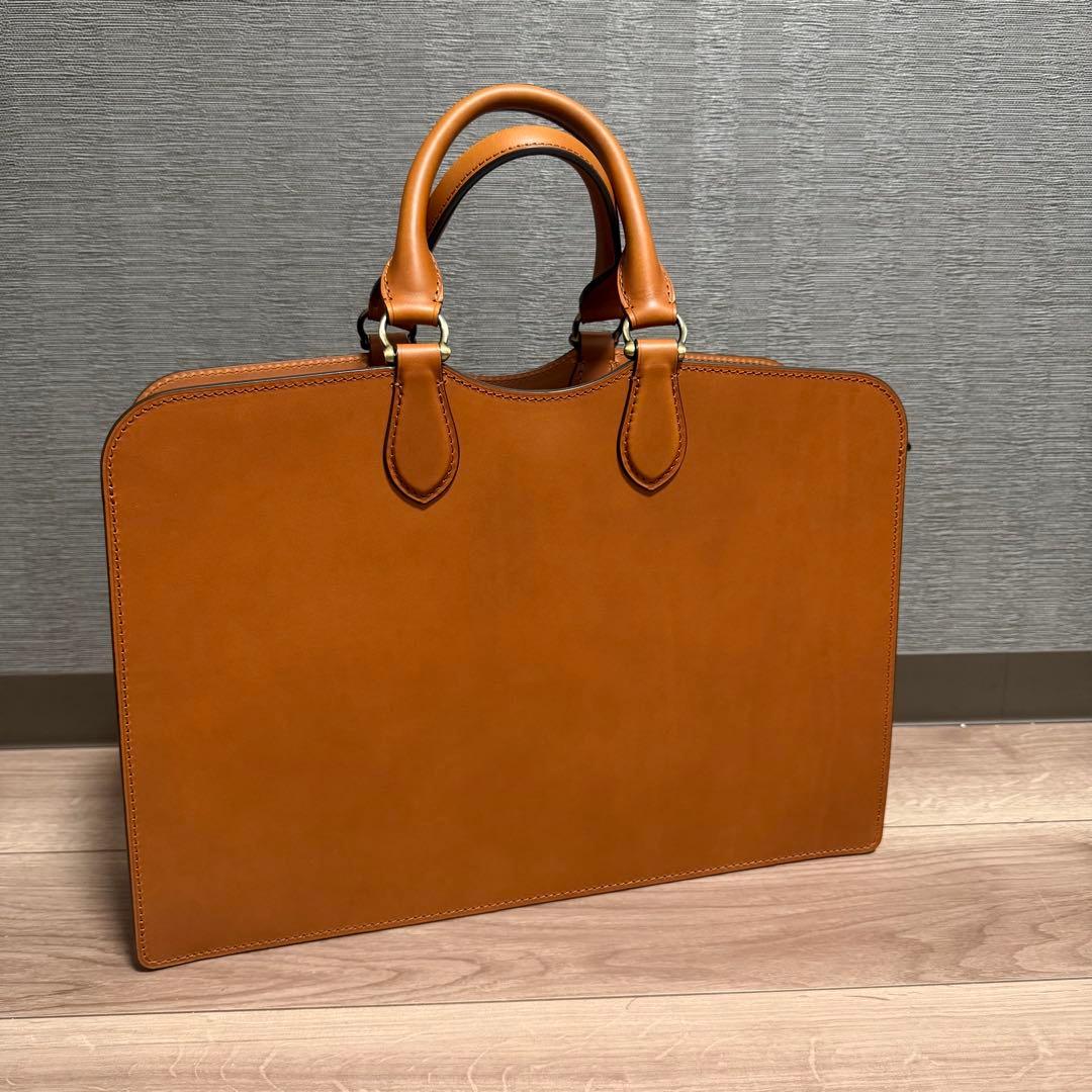 土屋鞄 マグナス レザートートバッグ(茶色) マグナス ファスナートップブリーフ – ブリーフケース – 土屋鞄製造所