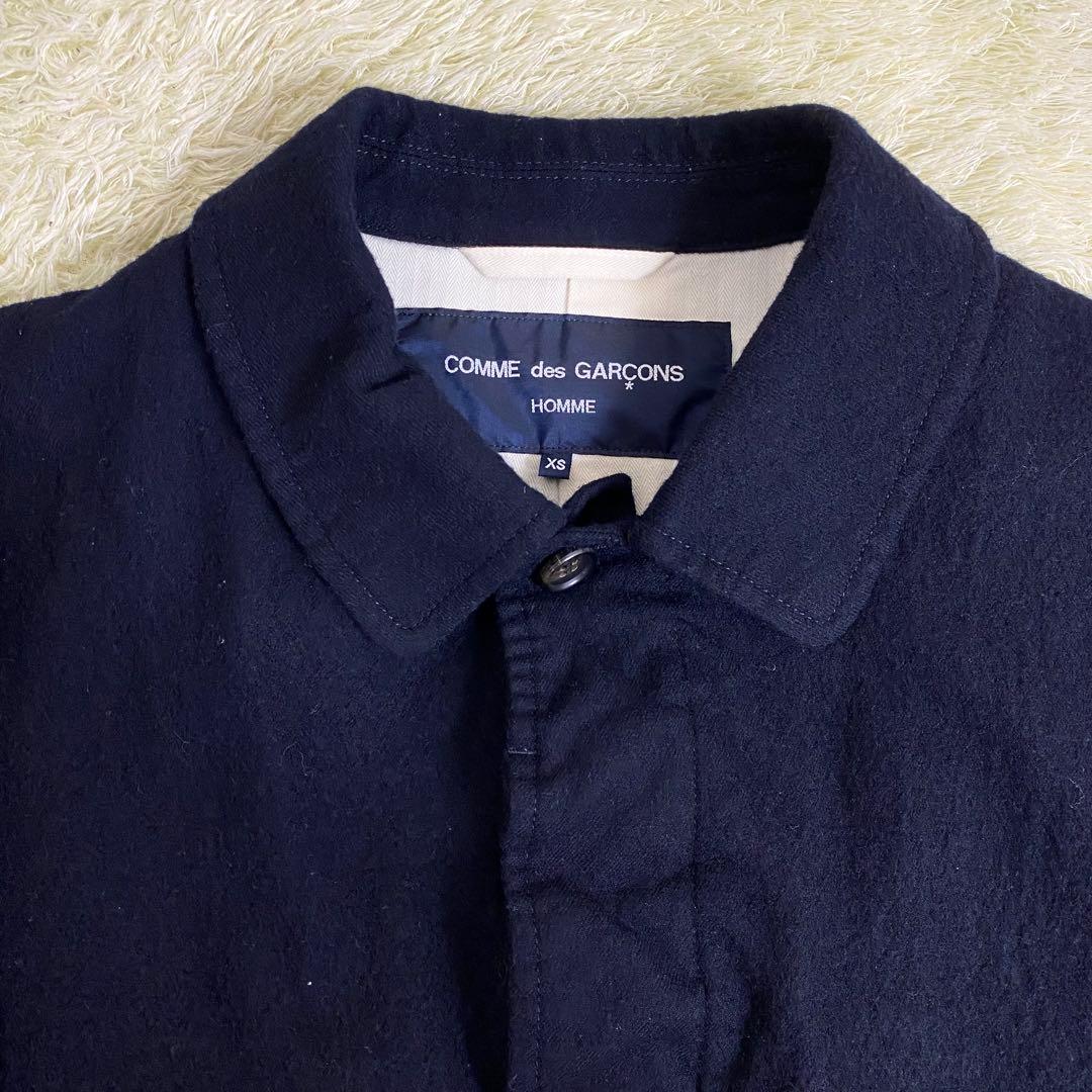 超希少】20AWコムデギャルソンオム ウール縮絨 バルマカーンコート