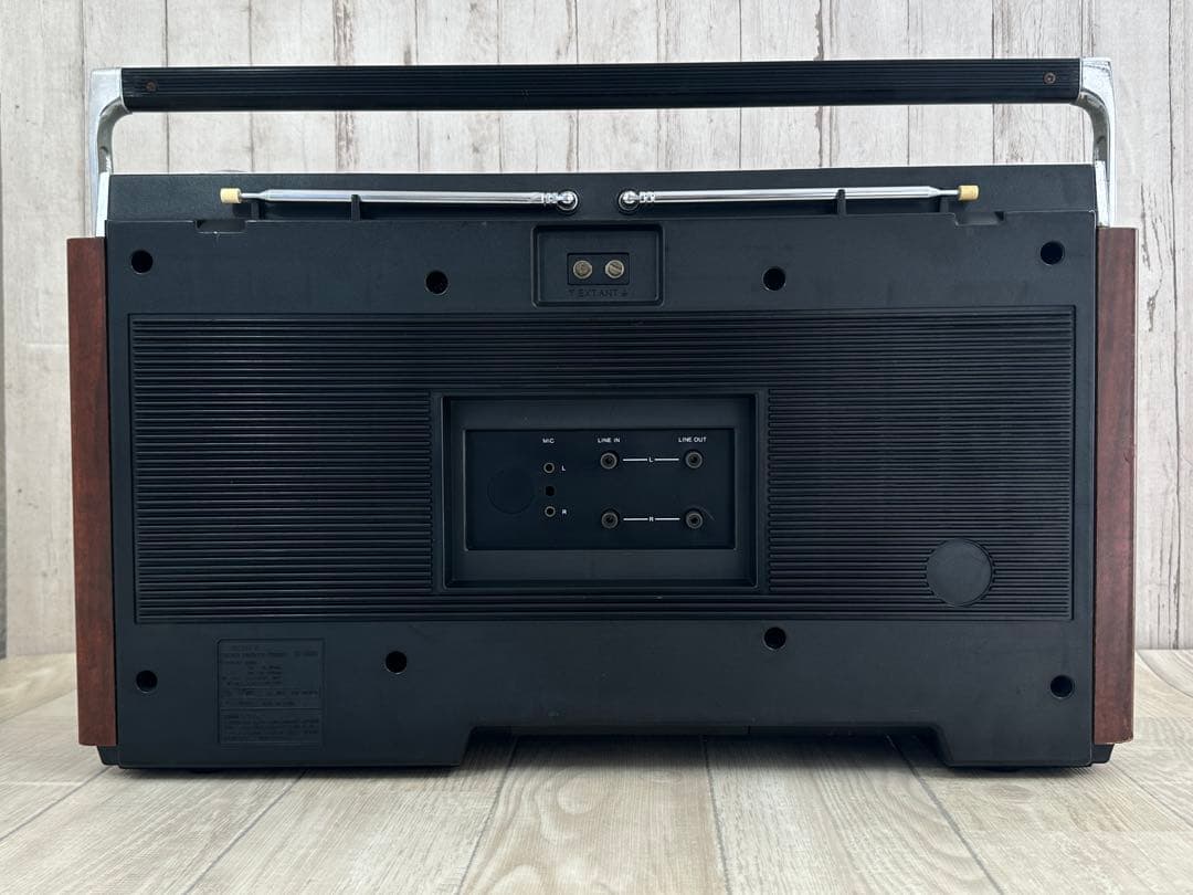 動作品| SONY ソニー ラジカセ CF-6600 昭和レトロ当時物 ラジオ