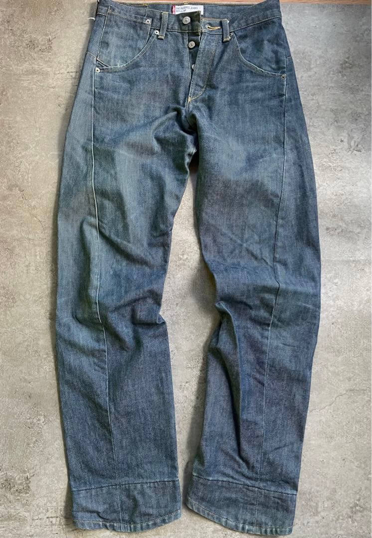 00s初期 リーバイス エンジニアードジーンズ レギュラー w30 y2k 濃紺