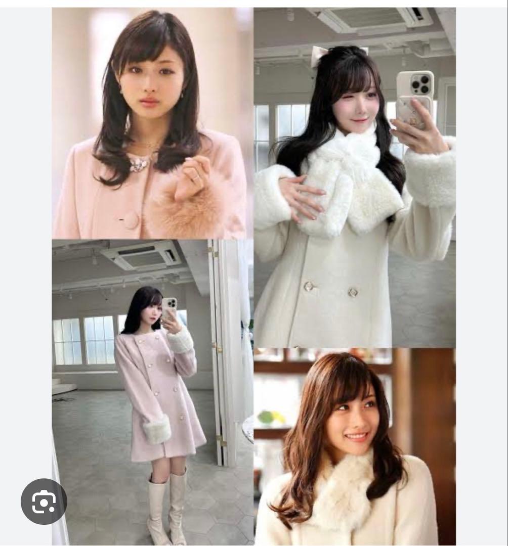 デビュードフィオレ さえこさん ノーカラーコート エブリン