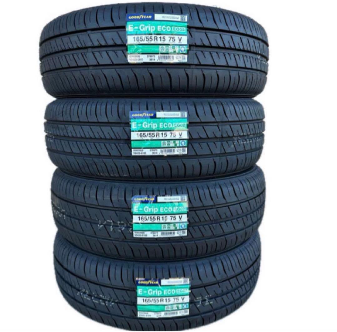2026年製 グッドイヤー 165/55R15 4本 日本製 EG02 - メルカリ